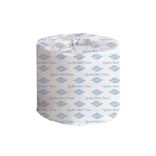 Standard Bath Tissue, White Toilet Paper, 2-Ply, 4 x 3, 400 Sheets/Roll, Indi...
