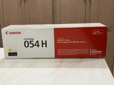 Brand New Canon 054H Yellow Color High Yield Toner Genuine/Original Sealed