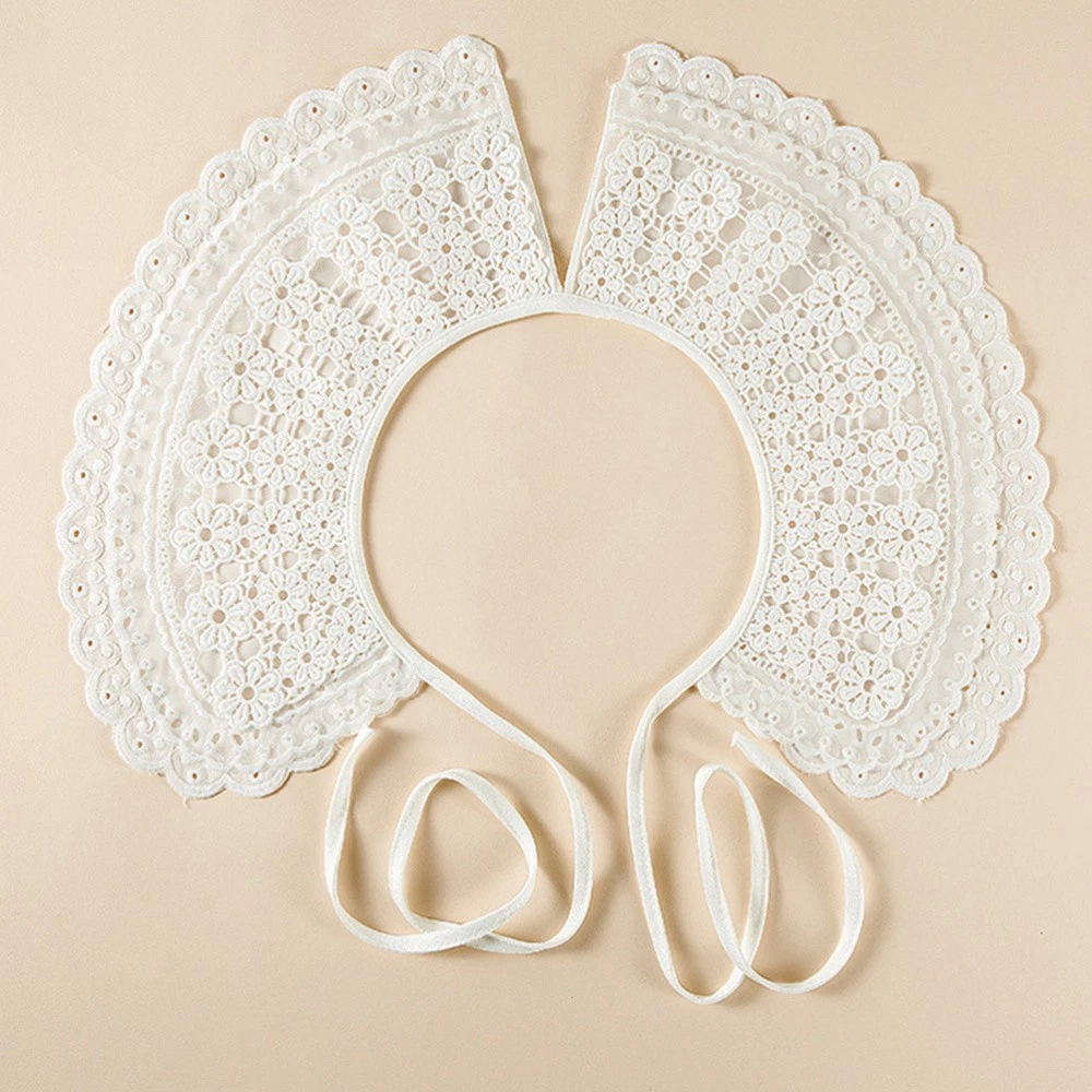 VETEMENTS 1Pz Ricamo Collare Pizzo Camicia Collo Abito Scollo Accessorio Abbigliamento