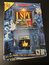 I Spy Spooky Mansions Deluxe PC MAC CD-ROM Game NEW Sealed Scholastic Big Box