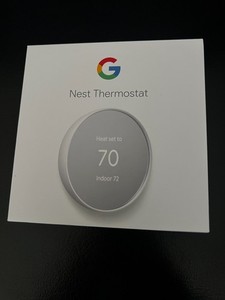 Google Nest Smart Thermostat, Fog Color - G4CVZ, brand new