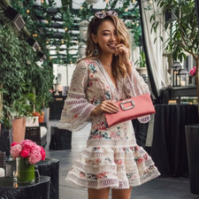 Zimmermann Lovelorn Dress Size 3 14 au 10 us Flutter Mini Floral Lace Broderie