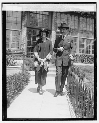 Photo:Miss Mary Wallace & Dr. Charles Bruggmann,5/3/24,May 1924