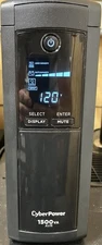 CyberPower CP1500AVRLCD 1500VA 900W 120V 12-Outlet Black UPS Backup NO BATTERIES