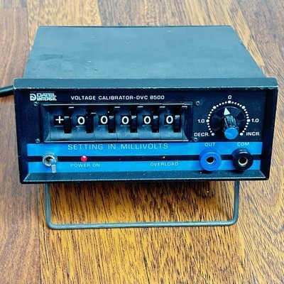 Daniel Intersil DVC-8500 Voltage Calibrator Vintage Test Equipment Untested