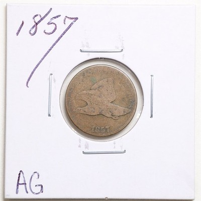 1857 1C Flying Eagle Cent in AG Condition #7700