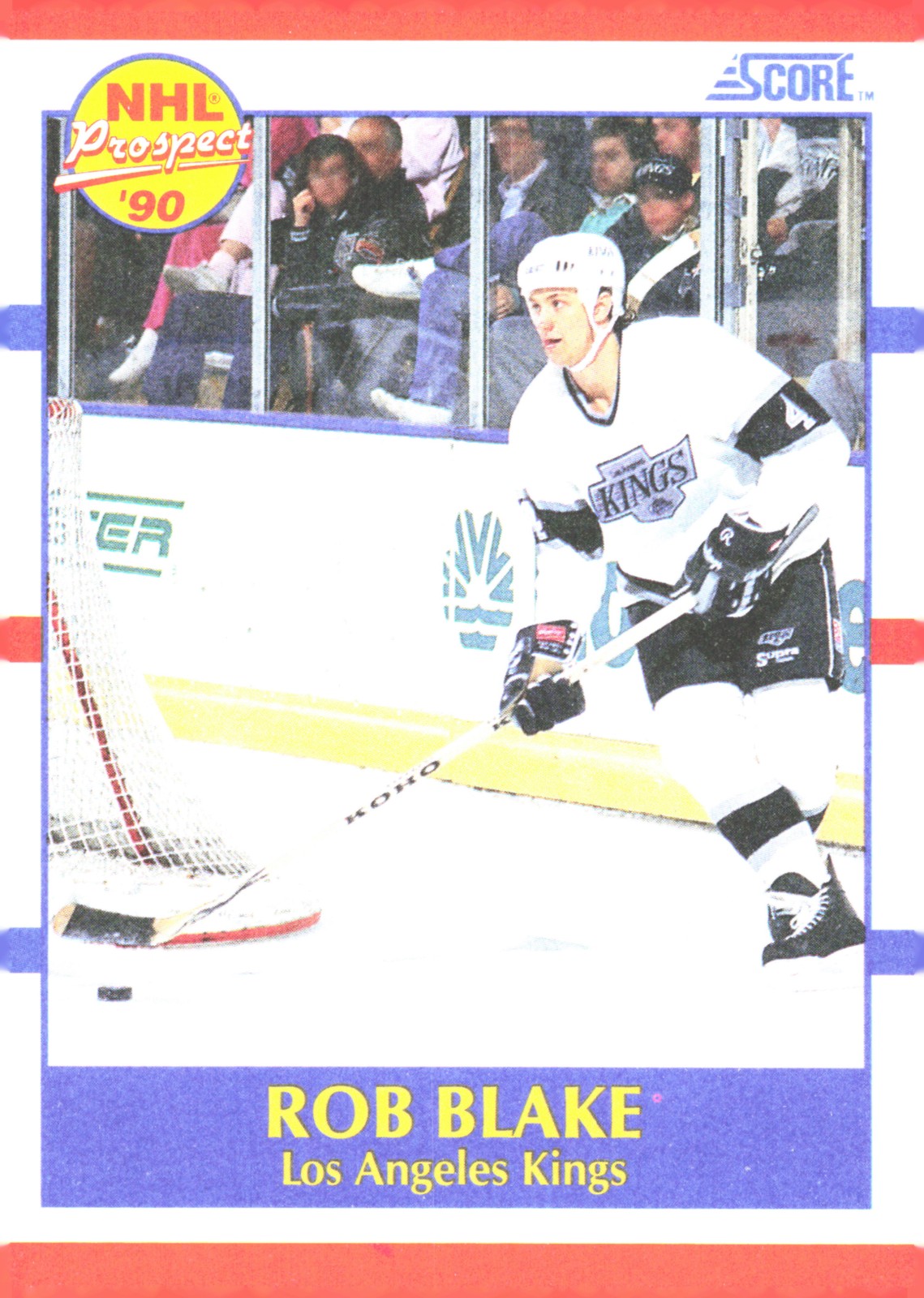 1990-91 Score American #421 Rob Blake