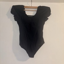 Girl  s Black Leotard Size M 8 