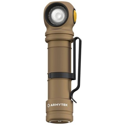 ArmyTek Wizard C2 Pro Max Sand White LED Taschenlampe mit Gürtelclip, mit