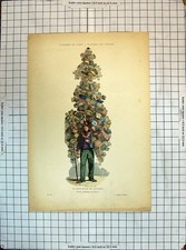 Old Travers Siegles Costumes Paris Le Marchand De Paniers Man Carryin