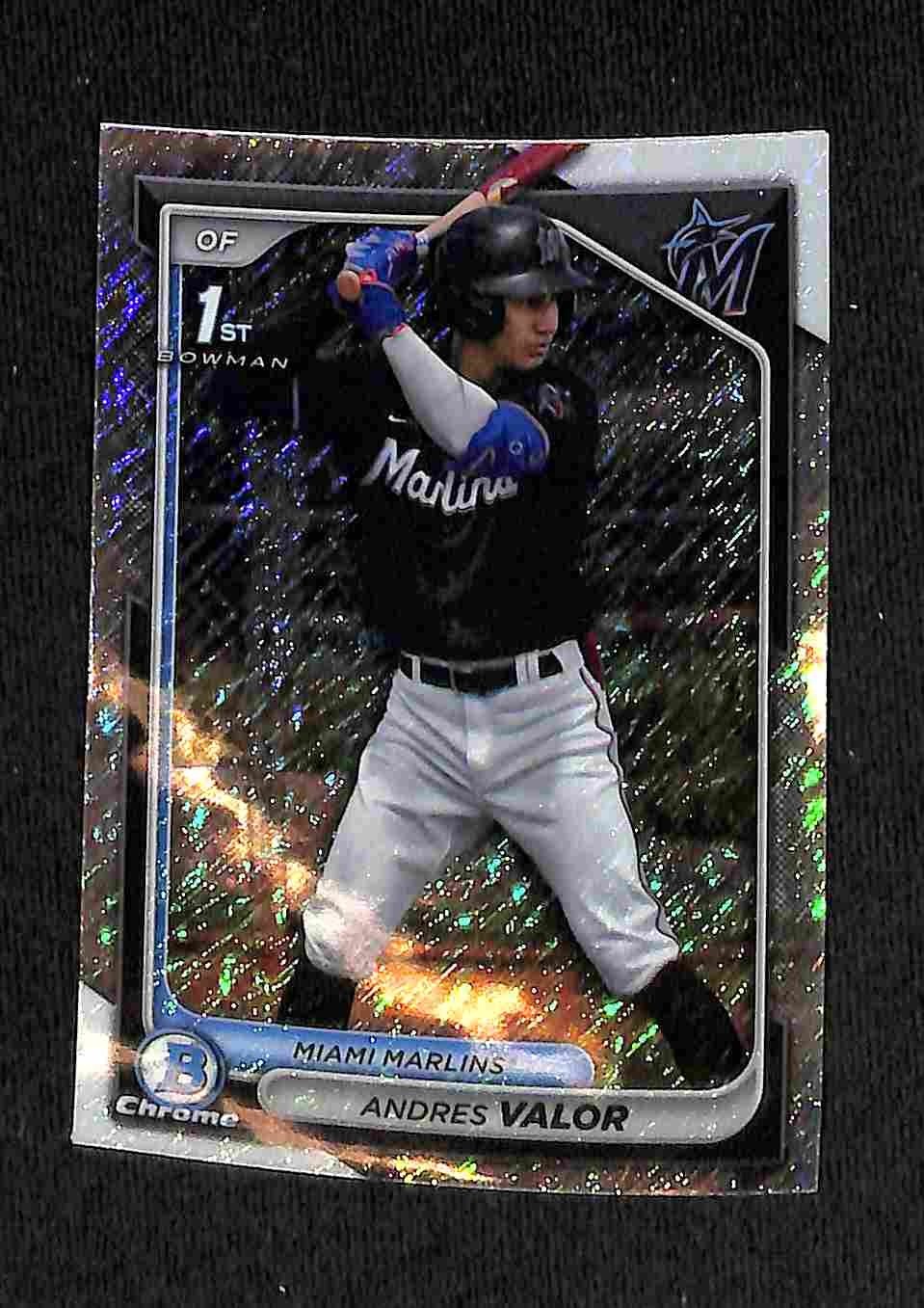 2024 Bowman Chrome Andres Valor 1st Shimmer Refractor #BCP-196