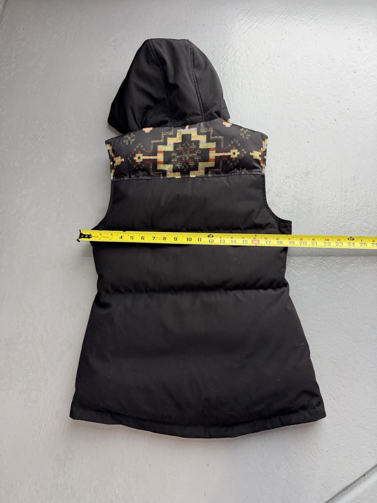 Pendleton Aztec  Duck Down Puffer Vest Womens Siz… - image 5