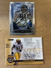 Cassius Marsh auto lot - 2014 Topps, 2010 Razor