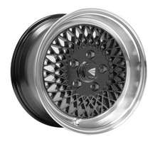 For Enkei92 Classic Line 15x7 Black Alloy Wheel With 38mm Offset 4x100 Bolt