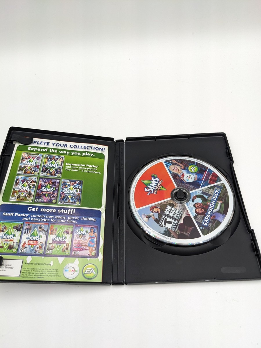 The Sims 3 Plus University Life Limited Edition Expansion Pack | eBay