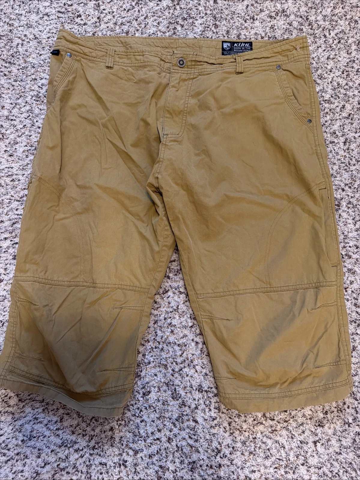 Kuhl Cargo Shorts Mens 42 Khaki Vintage Patina Dye Outdoor Hiking Trail Utility
Opens in a new windo