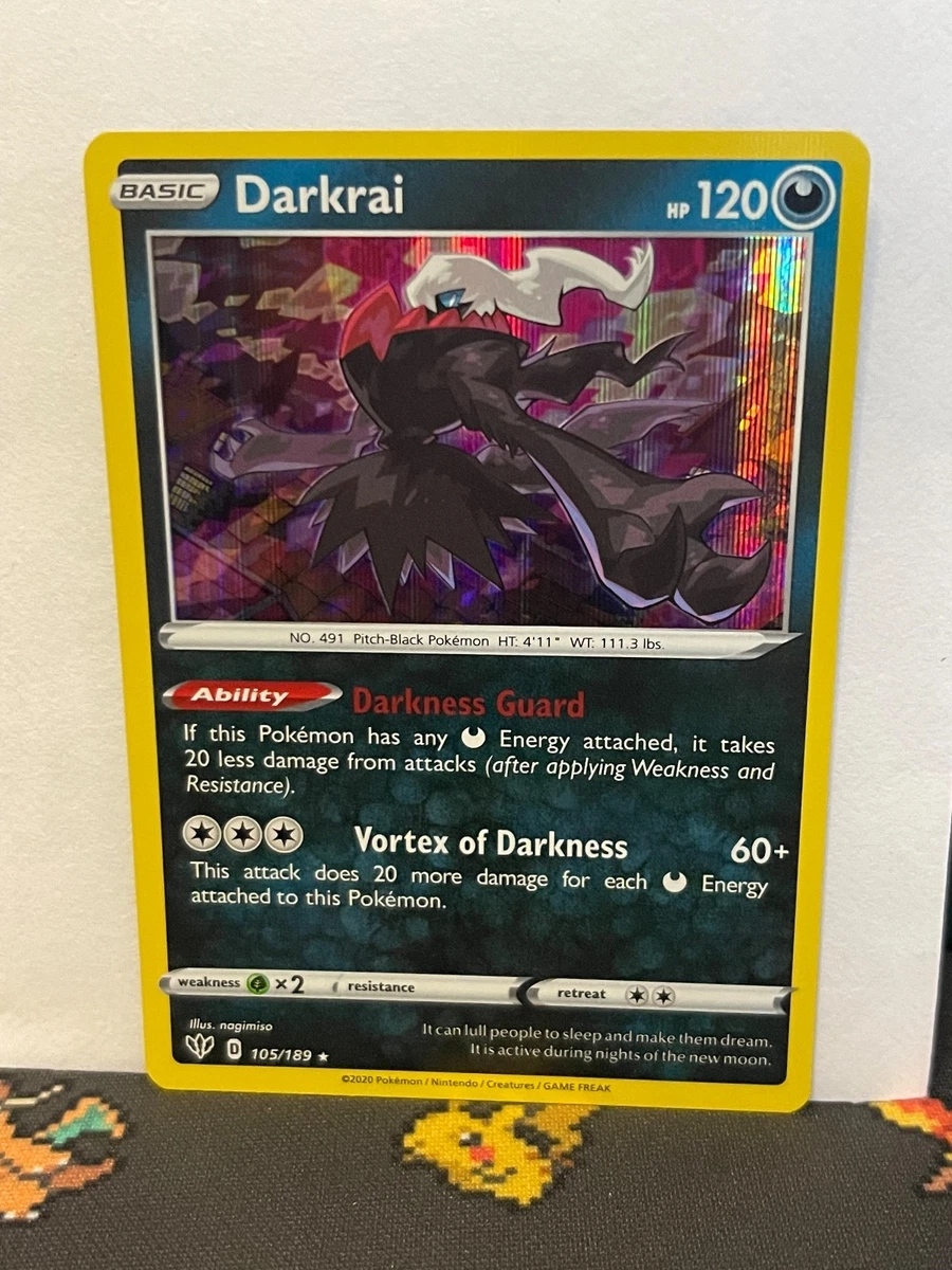 Darkrai 105/189 Swsh03: Darkness Ablaze for sale | eBay