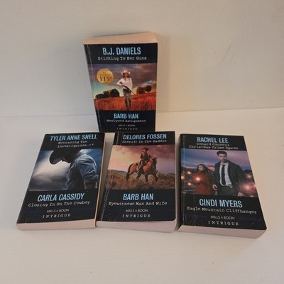 Mills & Boon Intrigue BUNDLE 2022 4 Books 8 Stories Thrills Crime Mystery 