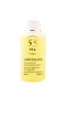 55H+ CHRISTALINE GLYCERIN 500ml + free soap 