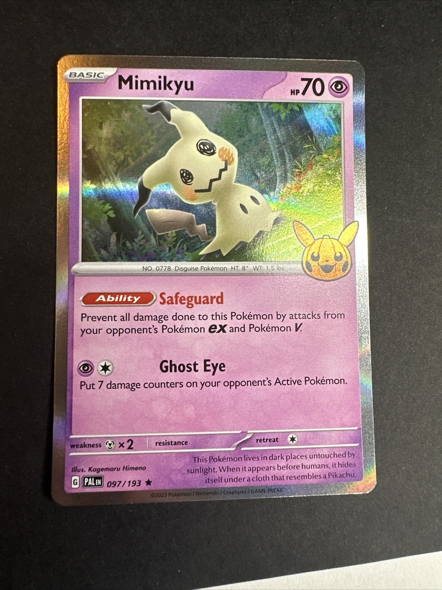 myumyu 2023 Pokemon Mimikyu Trick or Trade Halloween Holographic