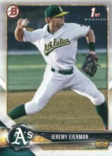 2018 Bowman Draft #BD179 Jeremy Eierman 