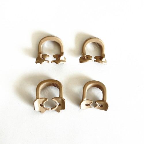 2 Paia Pinza Morbida Resina Dentale Universale Gomma Diga Barriera Clip Molare Premolare