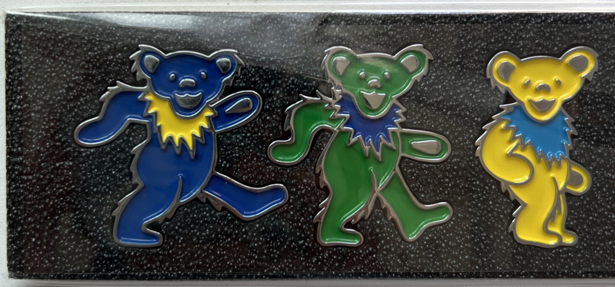 Grateful Dead The Dancing Bear Badge 5 Pack | eBay