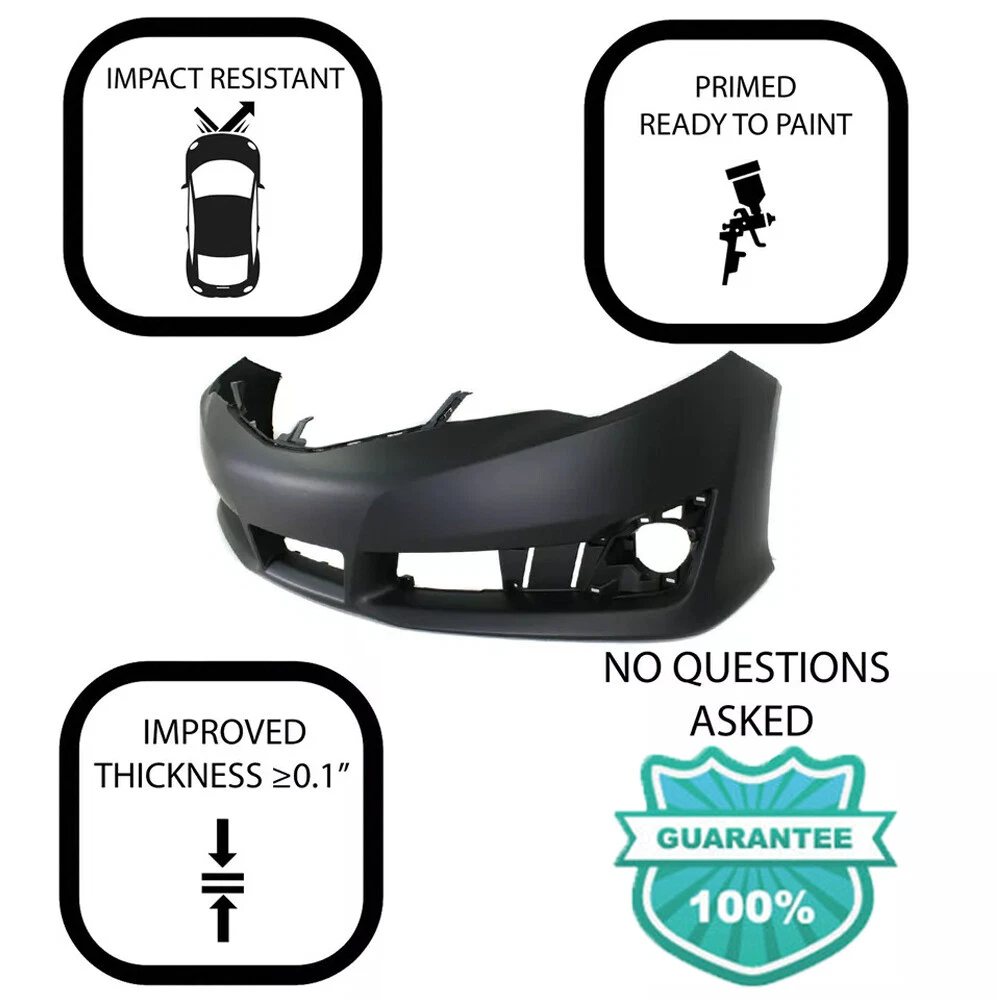 For 16-18 Toyota RAV4 Front Upper Bumper Cover w/o Tow Hook Holes