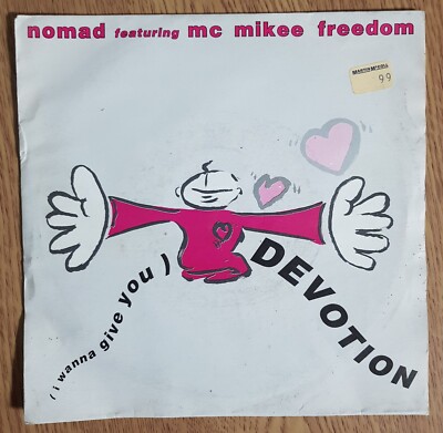 Nomad featuring MC Mikee Freedom (I Wanna Give You) Devotion  7'' Vinyl EX/VG