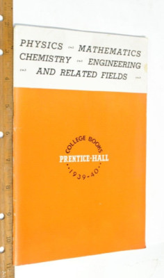 PRENTICE HALL  College Books 1939-40