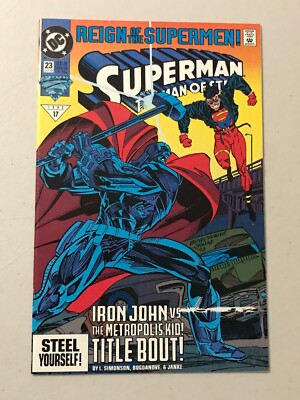 SUPERMAN - MAN OF STEEL #23 NM DC COMICS 1993
