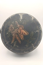Tin with Butterfly Flowers by Meritas Made in USA