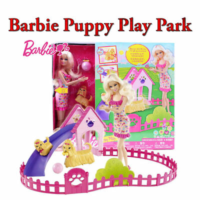 barbie puppy play park