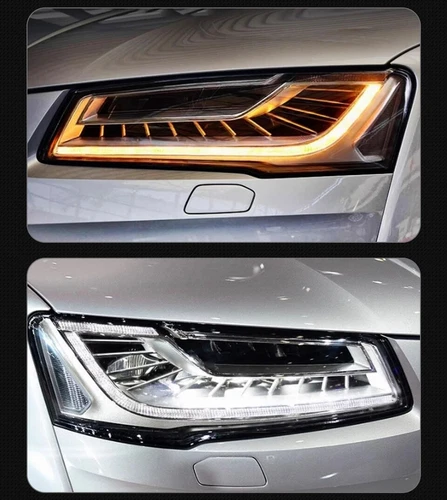 LED Headlights For AUDI A8 2011-17 Upgraded Matrix Front Lamps Sequential Signal - Picture 8 of 9