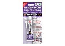 BINDULIN Silikon-Dicht Fugendicht 45 ml  Wei&szlig; Versiegelung Wetterfest SD 10 WE