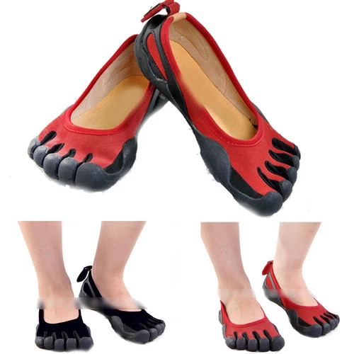 Women Men Sports Fingers Toes Shoes Socks Barefoot Trainer shoes Running fitness - Picture 1 of 13