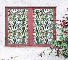 3D Flower Branch A316 Window Film Print Sticker Cling Stained Glass UV Sinsin