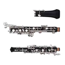 Oboe C Key Semi-automatic Style Silver-plated Keys Woodwind Instrument