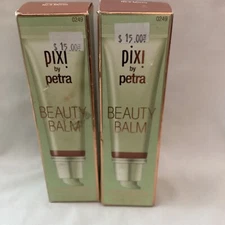 2x Pixi by Petra Beauty Balm High-Coverage Foundation No.5 Mocha 0249 -1.7fl