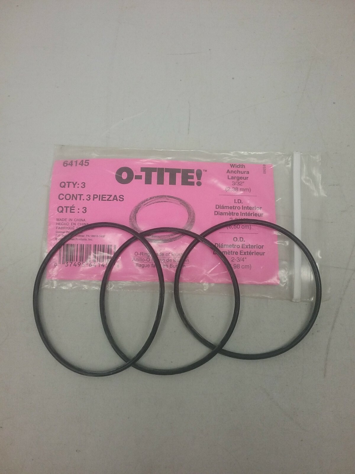 64145 Dorman O Rings 3/32" Quantity 3 Pieces eBay
