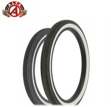 SCHWINN STYLE BICYCLE WHITEWALL 16 X 1-3/4 S7 & 20 X 2.125 S2 CHEATER SLICK TIRE