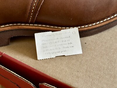 Size 10 - Red Wing 8058 Foreman Oxford Amber Harness USA