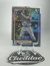 Myles Naylor 1st Mojo Refractor Rookie 2024 Bowman Mega Box Chrome Card #BCP-136