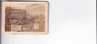 CDV Foto Napoli Palazzo Reale Palast Maria Königin von Neapel und beider Sizilien