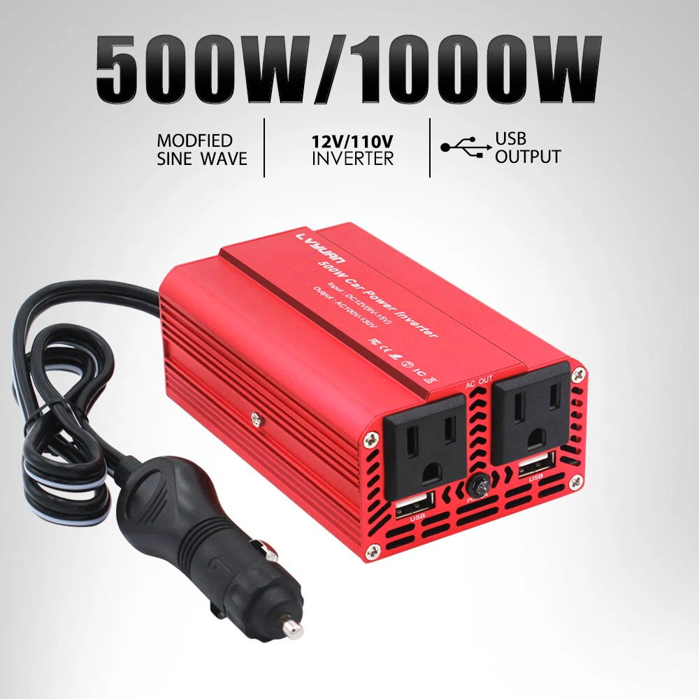 Dc 12v to ac shop 120v car adapter