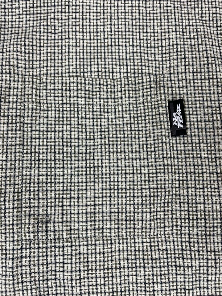 Vintage No Fear Shirt Mens XL Gray Button Up Skateboarding Made in USA 90s - Image 3 of 4