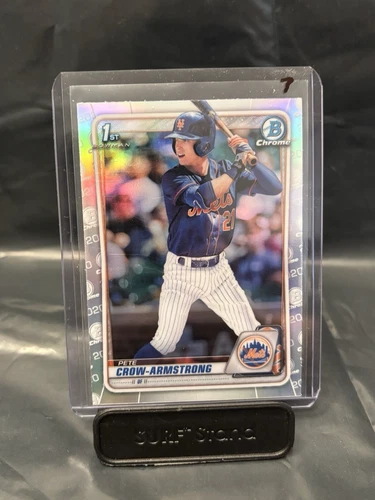 2020 Bowman Draft Chrome Pete Crow-Armstrong Rookie 1st Bowman Refractor BD-72