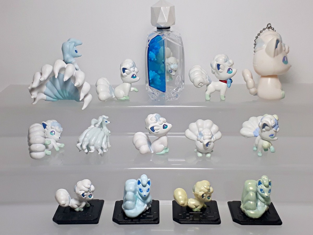 Alolan Ninetales Vulpix Pokemon Figure Takara Tomy Re-ment PC