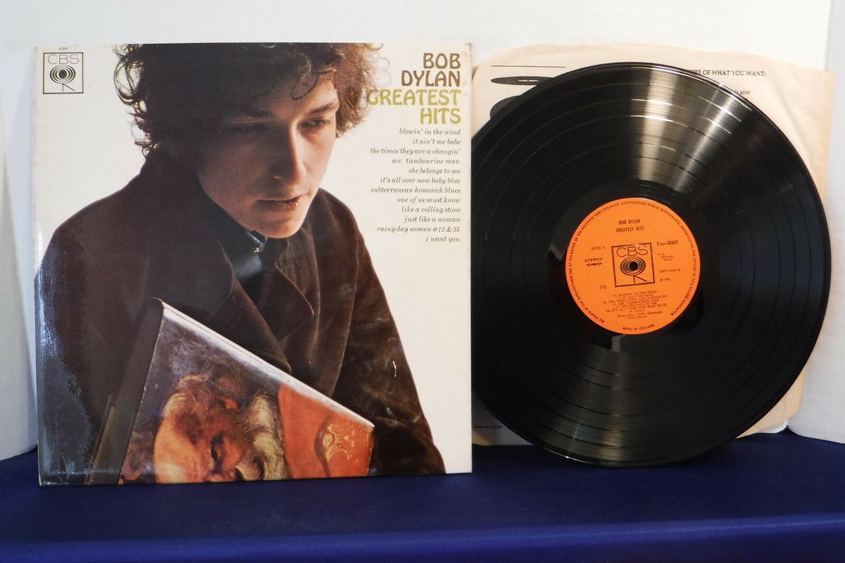 Bob Dylan LPレコード 4枚セット Bob Dylan, Greatest Hits, CBS Records SBPG 62847, 1966 Rock, Folk