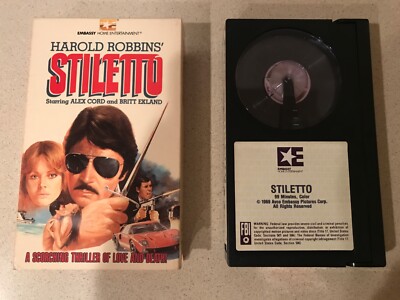 Stiletto (BETA, 1984, Embassy) Alex Cord, Britt Ekland